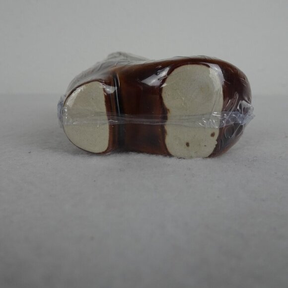 Toothpick Holder Cowboy Boot Brown Ceramic Western - Picture 9 of 10